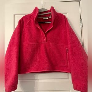 Aritzia Fuschia Polar Sweater Size Small